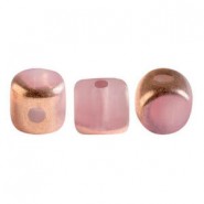 Les perles par Puca® Minos beads Rose opal capri gold 71020/27101